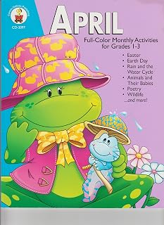 April: Full-Color Monthly Activities for Grades 1-3