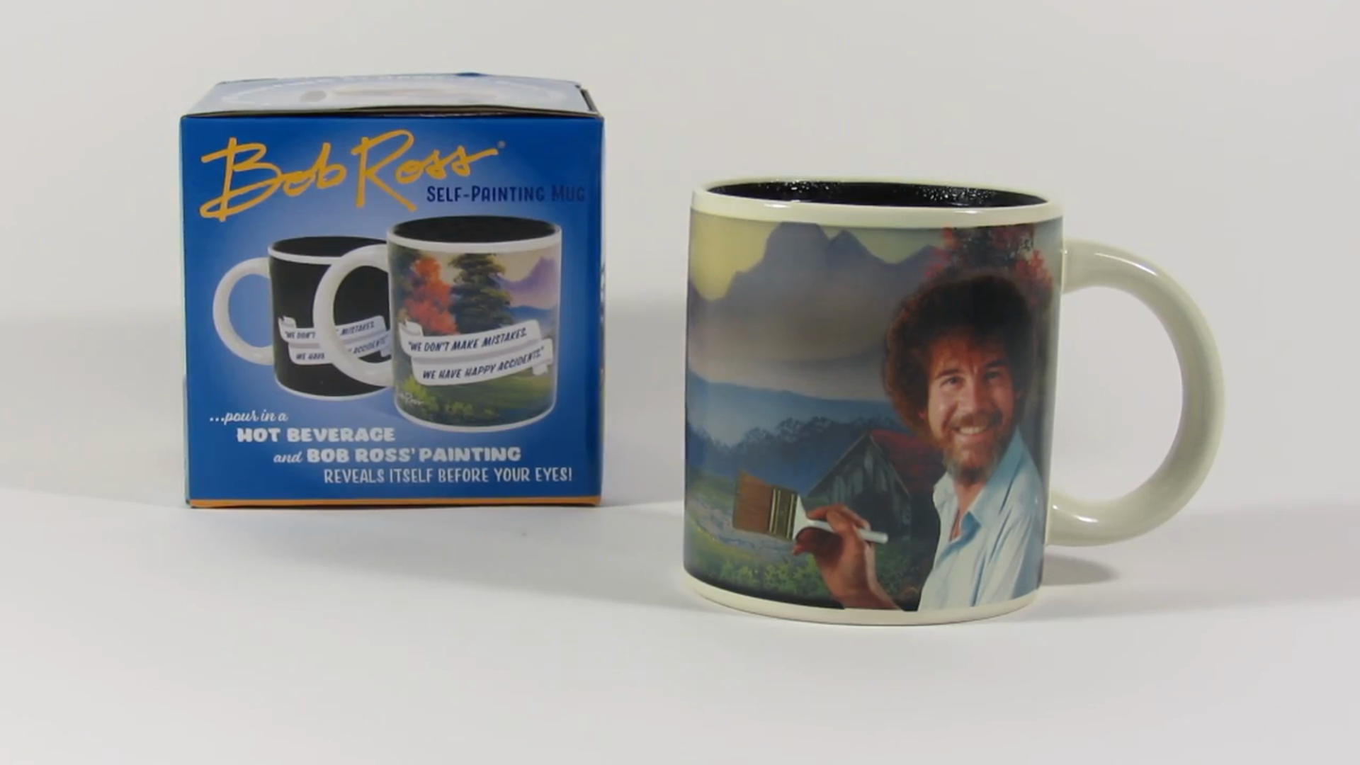 The Unemployed Philosophers Guild Bob Ross Heat Changing Mug Add
