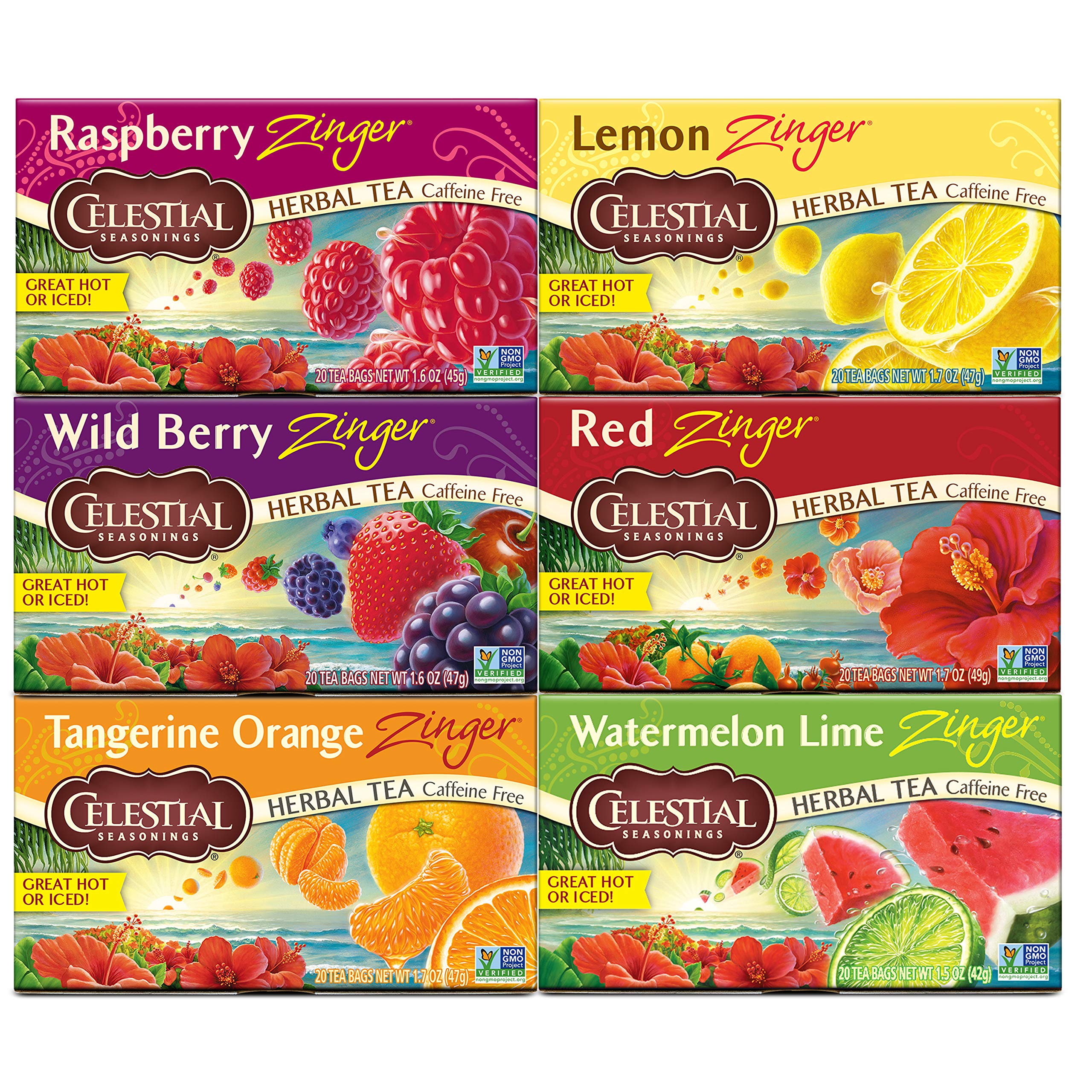 Amazon.com : Celestial Seasonings Herbal Tea Variety Pack