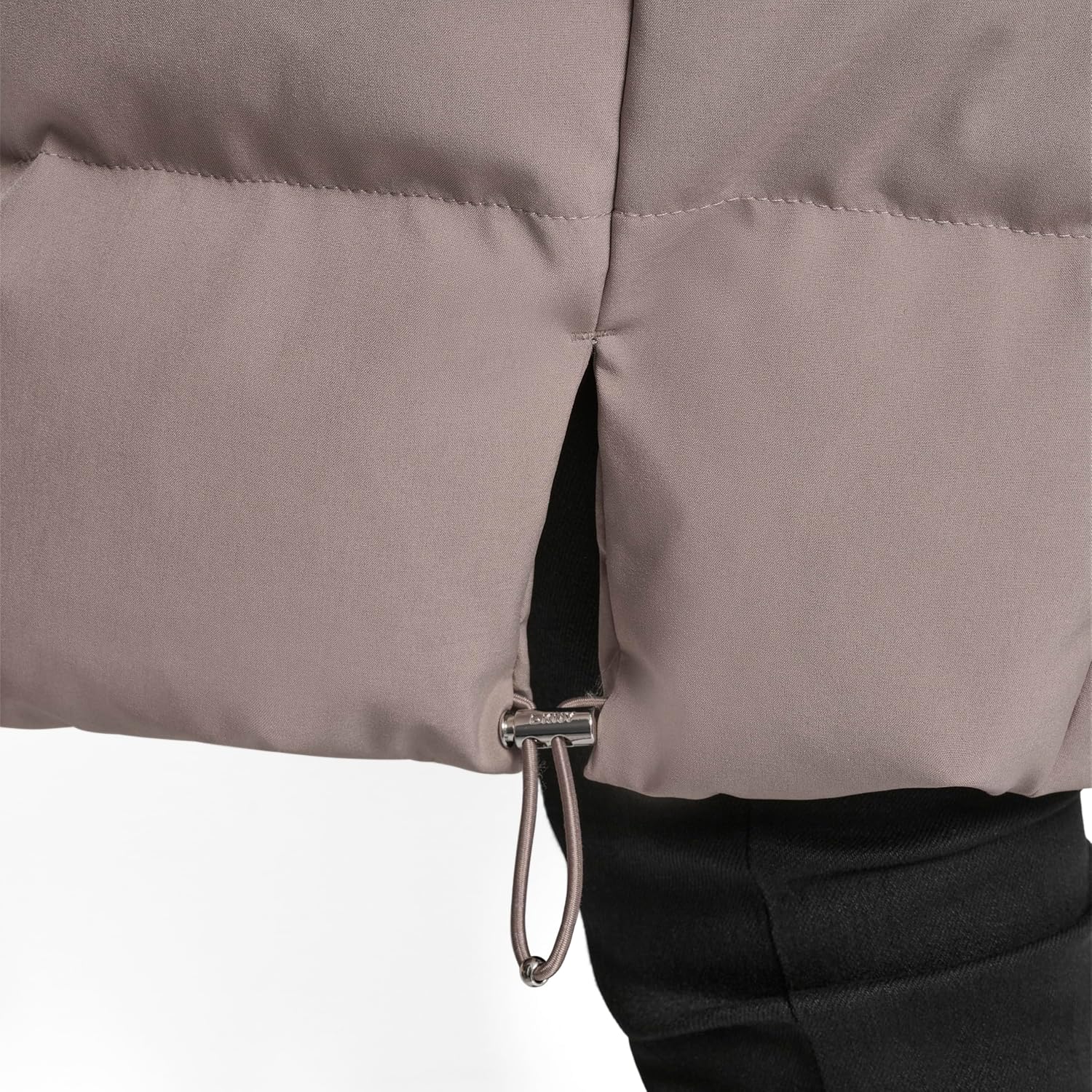 DKNY Women's Down-filled Walker-length Puffer Coat With Faux Fur-lined Hood – Quilted Long Winter Jacket - Image 7