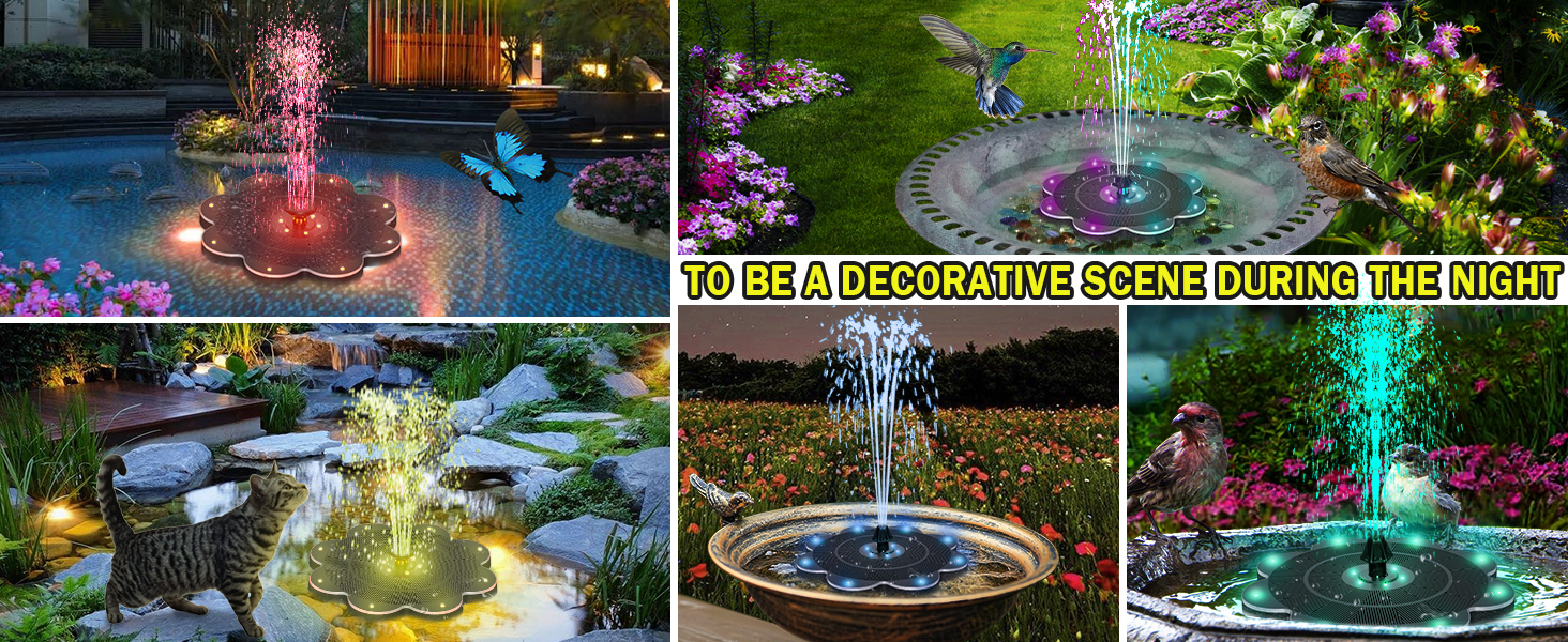 絵画 water fountain Amazon.com: SZMP Solar Powered Fountain 2025 Upgraded, 3.5W