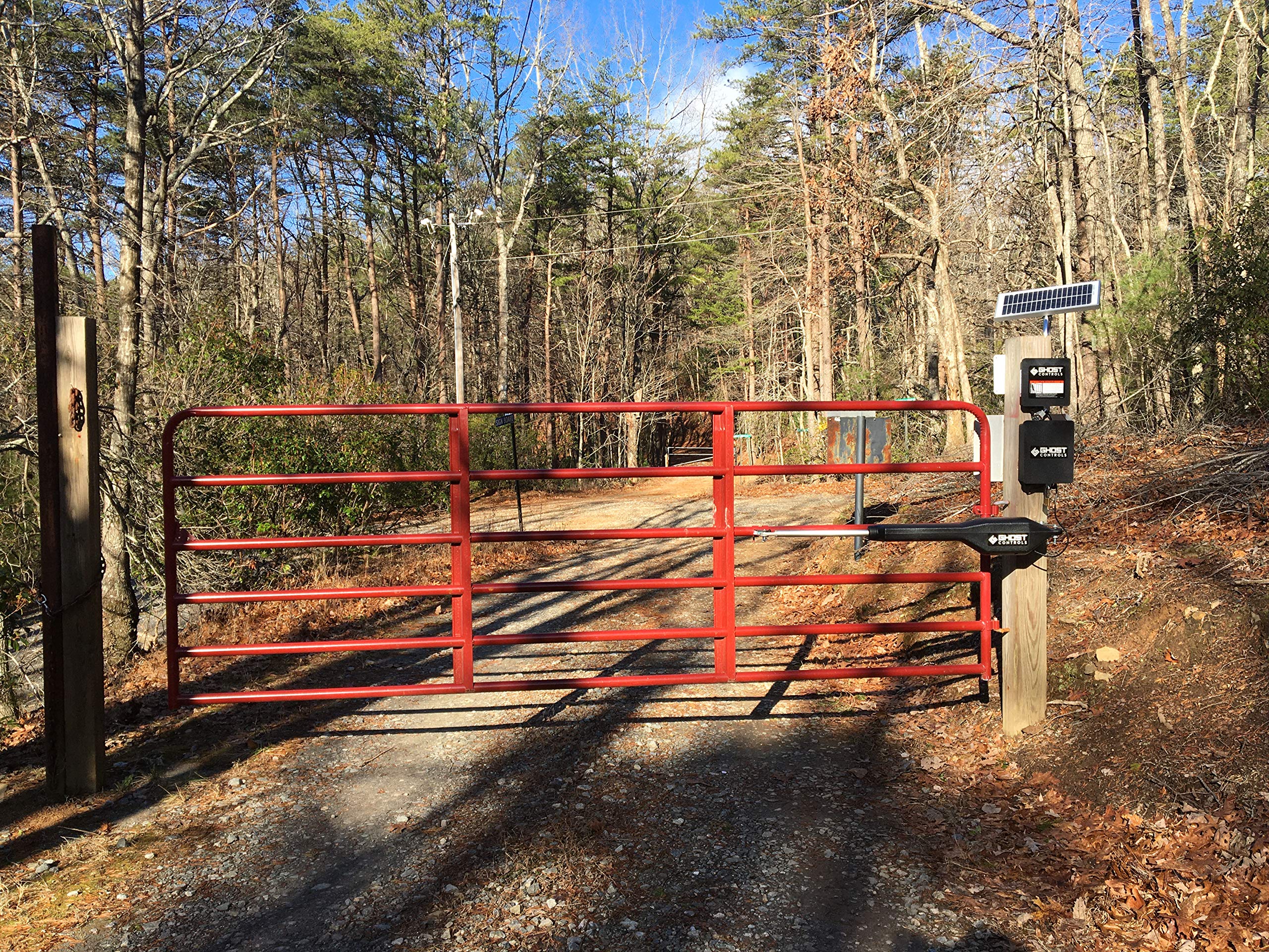 Buy Ghost Controls HeavyDuty Solar Automatic Gate Opener Kit for