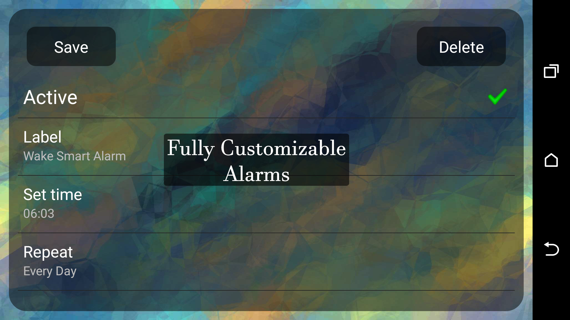 Smart Wake Alarm Clock App on Amazon Appstore