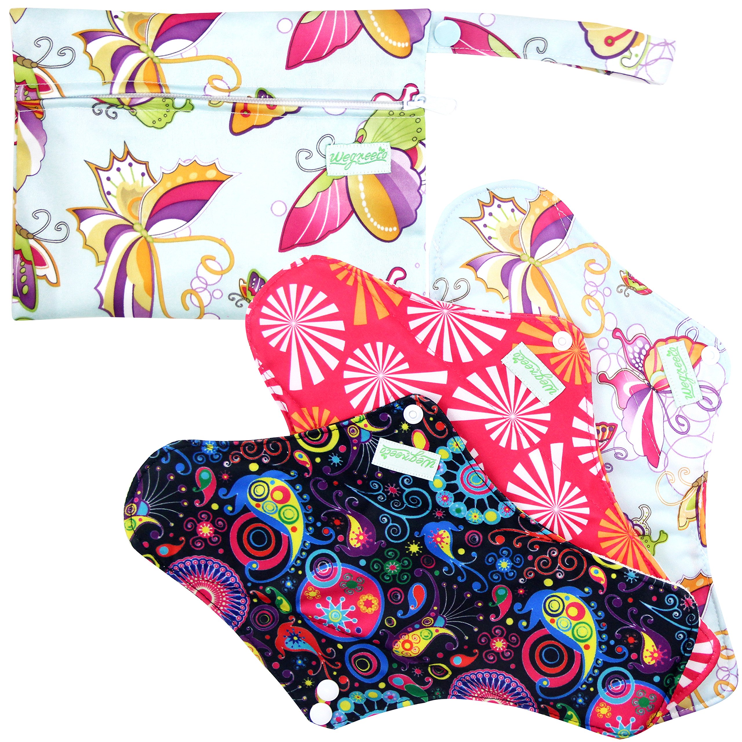 Cloth menstrual pad pattern