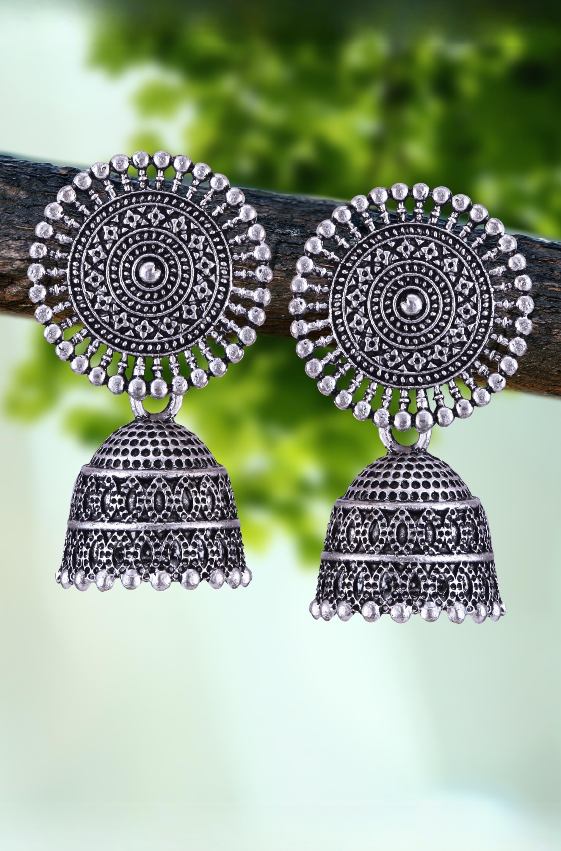 earrings for women fashion jhumka oxidised Silver Earrings for women Combo chandbali pearl chandbali stylish jhumkas traditional Earrings For girls South indian traditional Ear Rings -M879