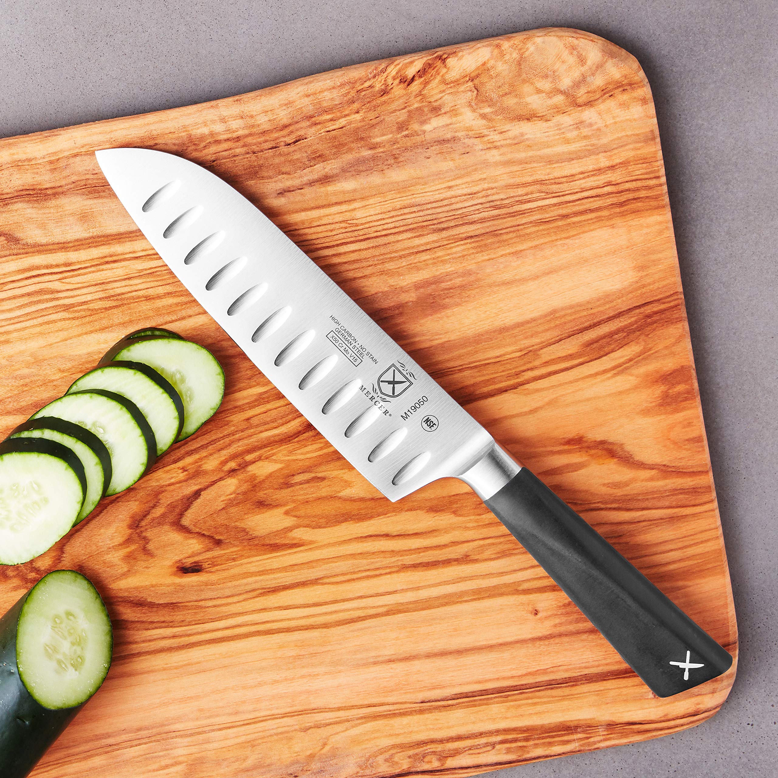 Amazon.com: Mercer Culinary Züm Forged Santoku Knife, 7 Inch