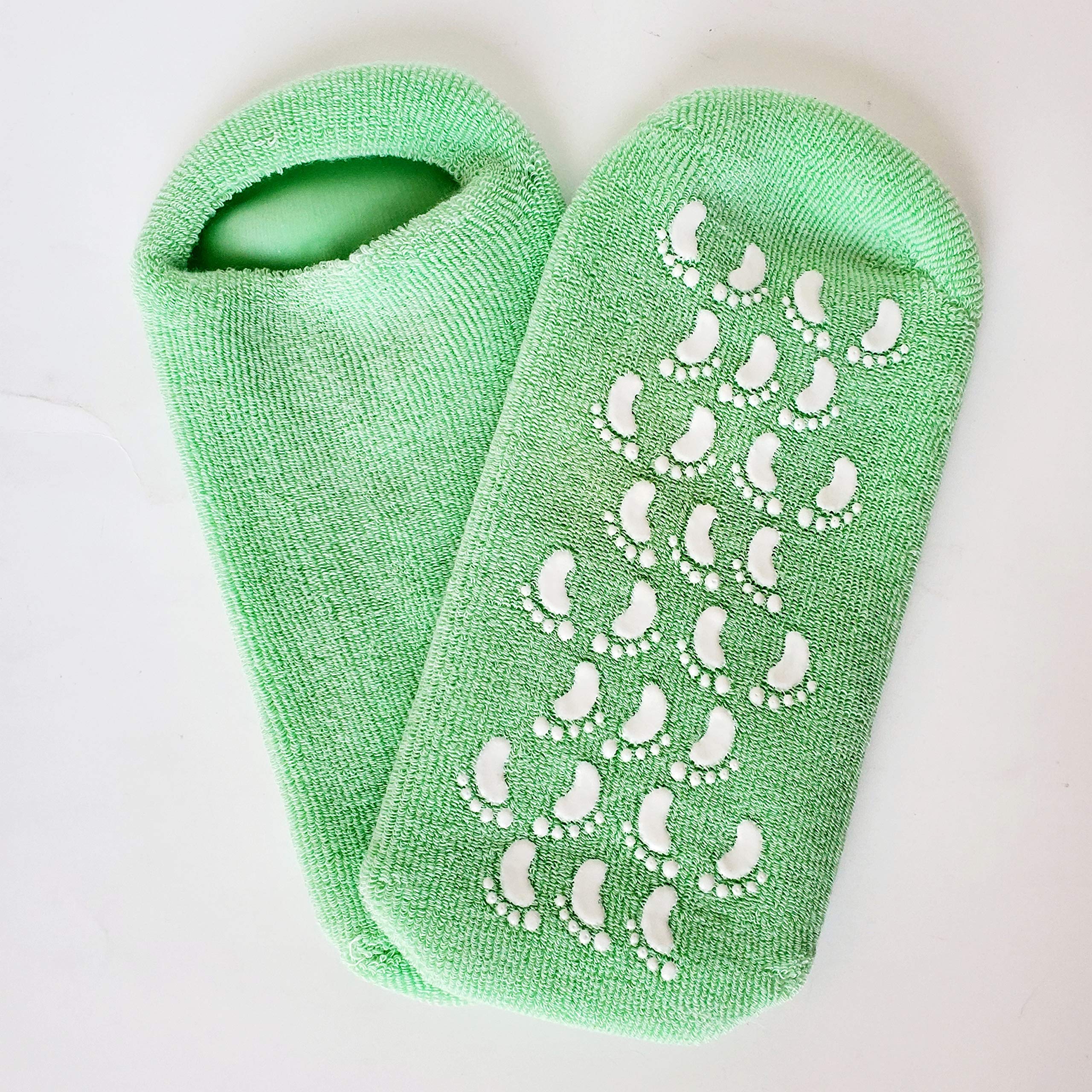 Rucci Moisturizing Gel Booties, Assorted colors (Pink/Green/Purple)