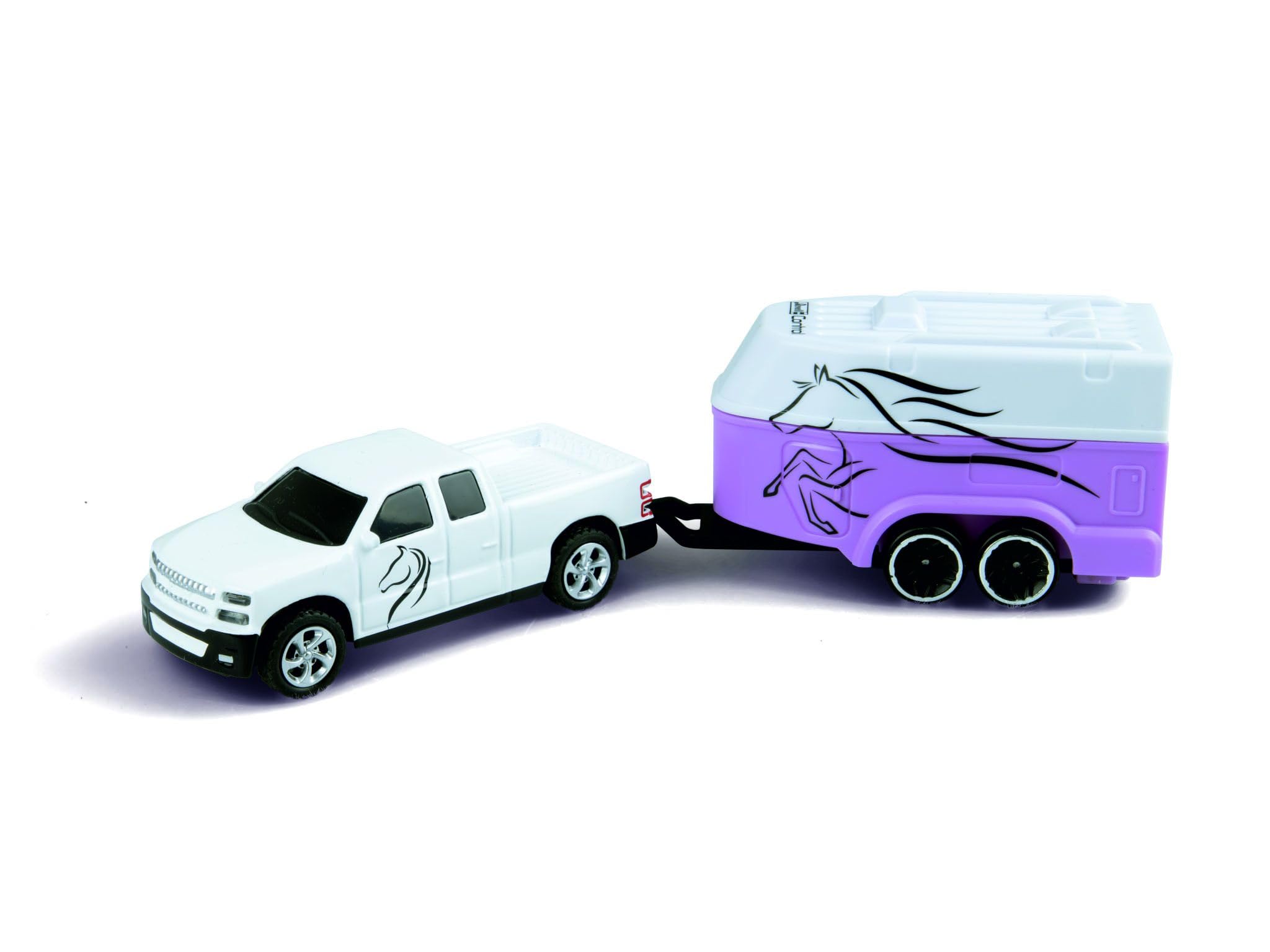 Revell Control 23567 Mini Remote Control Car with Horse Trailer, With Precise 2.4 GHz Control, 1:64 Scale, 14cm in length