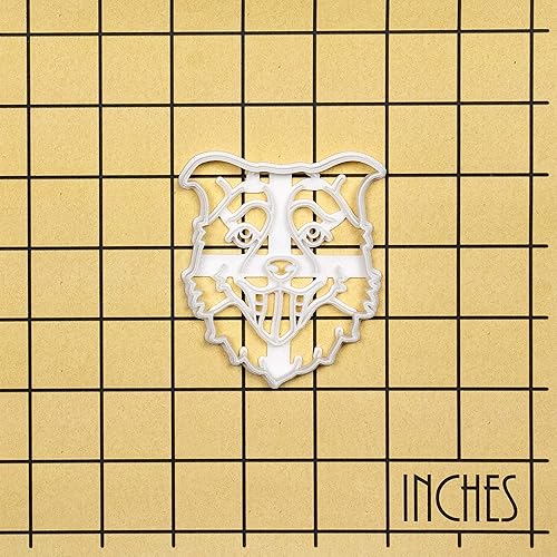 Miniatura 3 de Border Collie Face cookie cutter, 1 piece - Bakerlogy