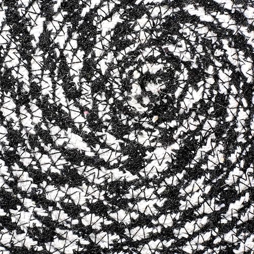 Miniatura 3 de CaraPro Juego de manteles individuales hechos a mano, manteles individuales texturizados para cocina y comedor, gruesos y resistentes al calor