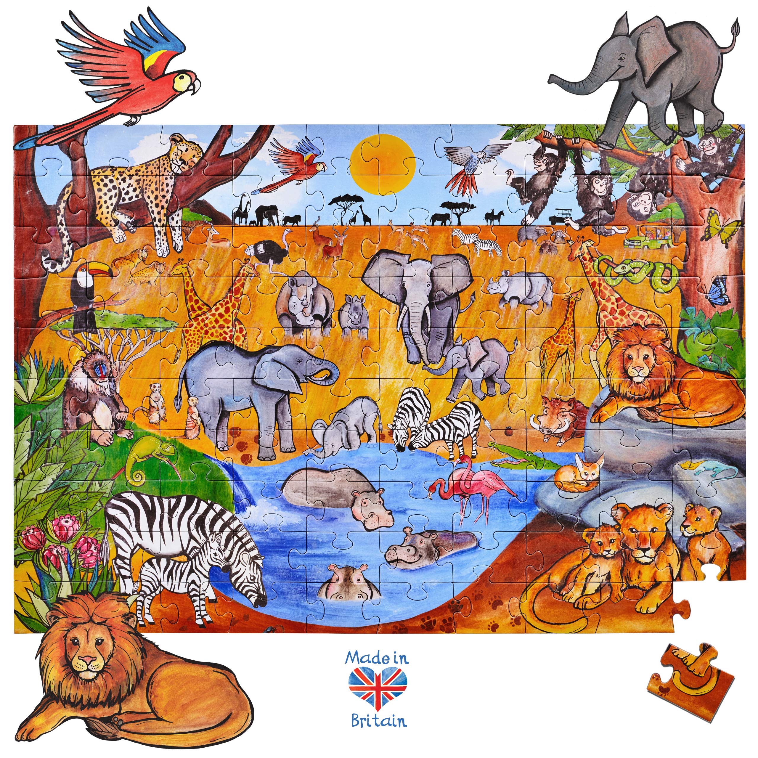 Amonev 0714573399835 Puzzle, safari
