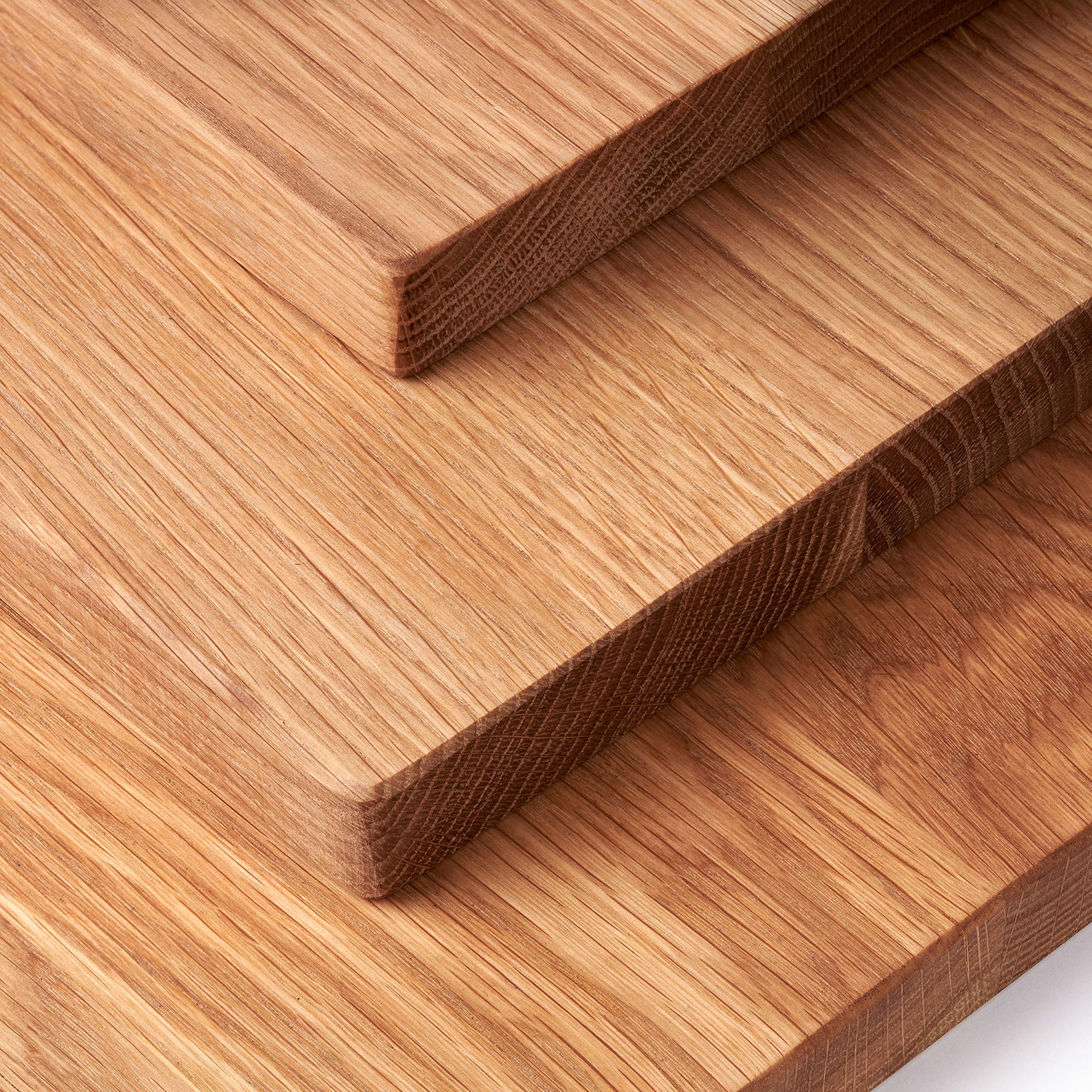 Inoxidable dings Tabla de cortar clásico roble, madera, 40 x 30 cm