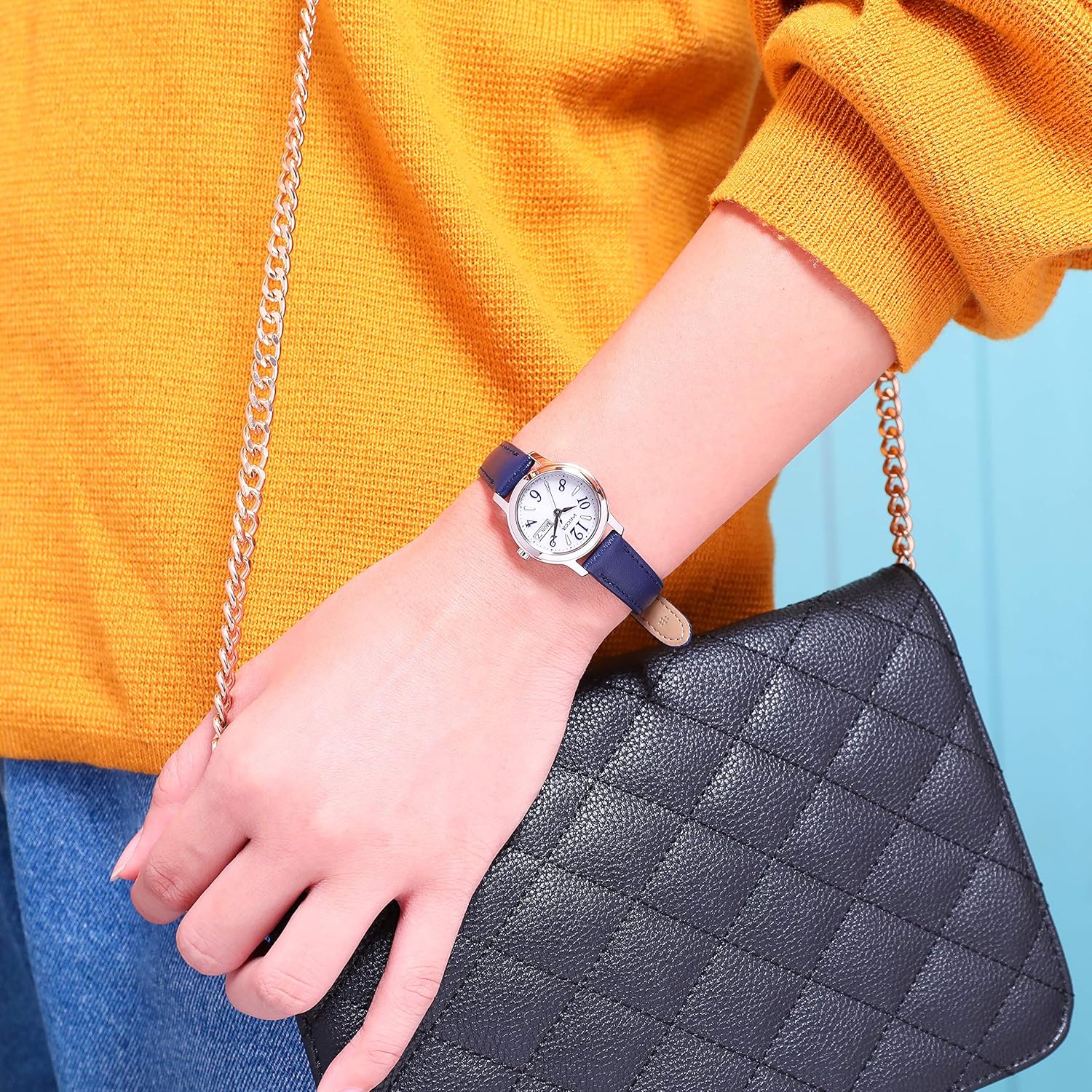 [シチズン] 腕時計 ウィッカ ソーラーテック KH3-410-10 レディース ブルー