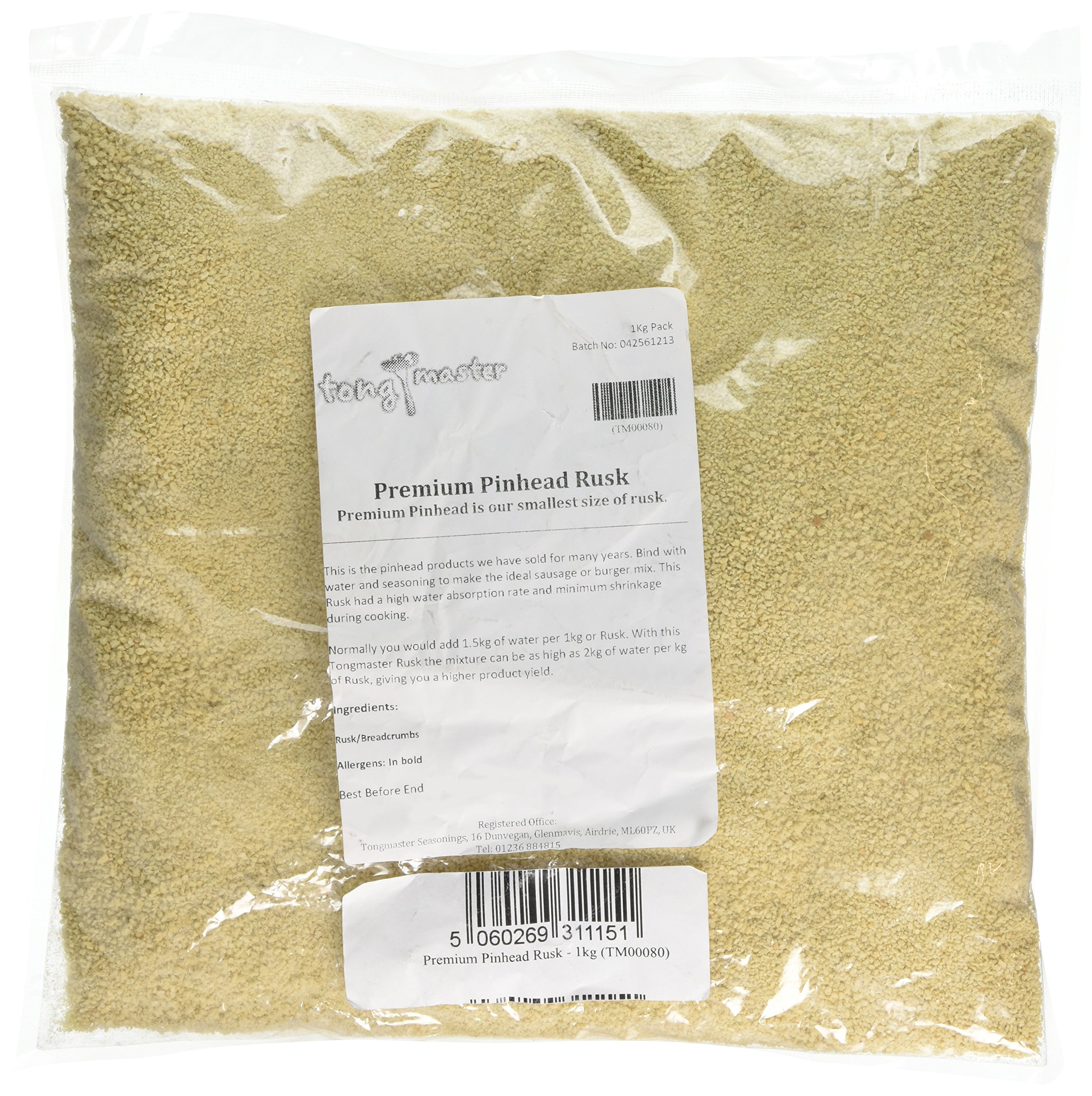 Buy Premium Pinhead Rusk 1kg (Enough for 10kg Batch of Sausages
