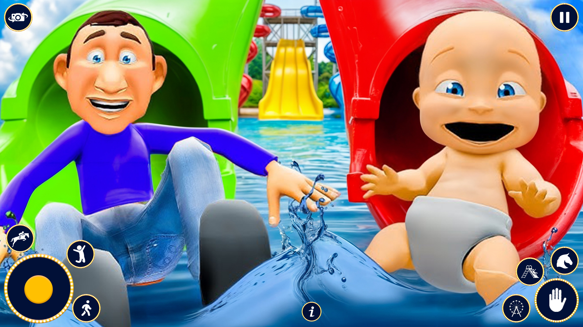 Baby Amusement Park Simulator Water Slide Adventures Fun Games - App on ...