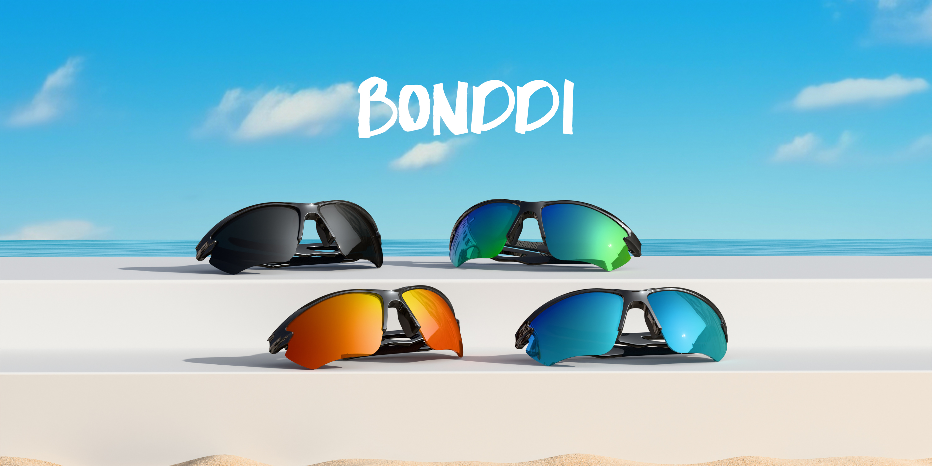 SUN’D Sunset Mirror – Occhiali Sportivi con Lenti Magnetiche UV400
