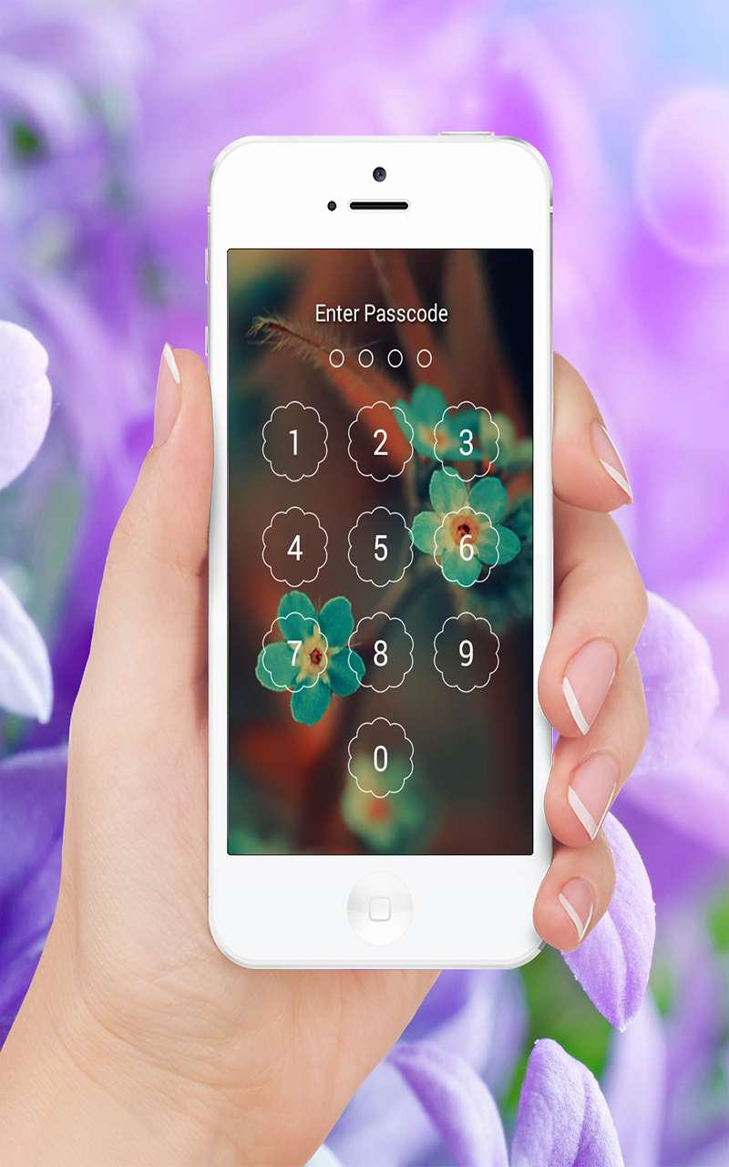 Flower Zipper Screen for Android