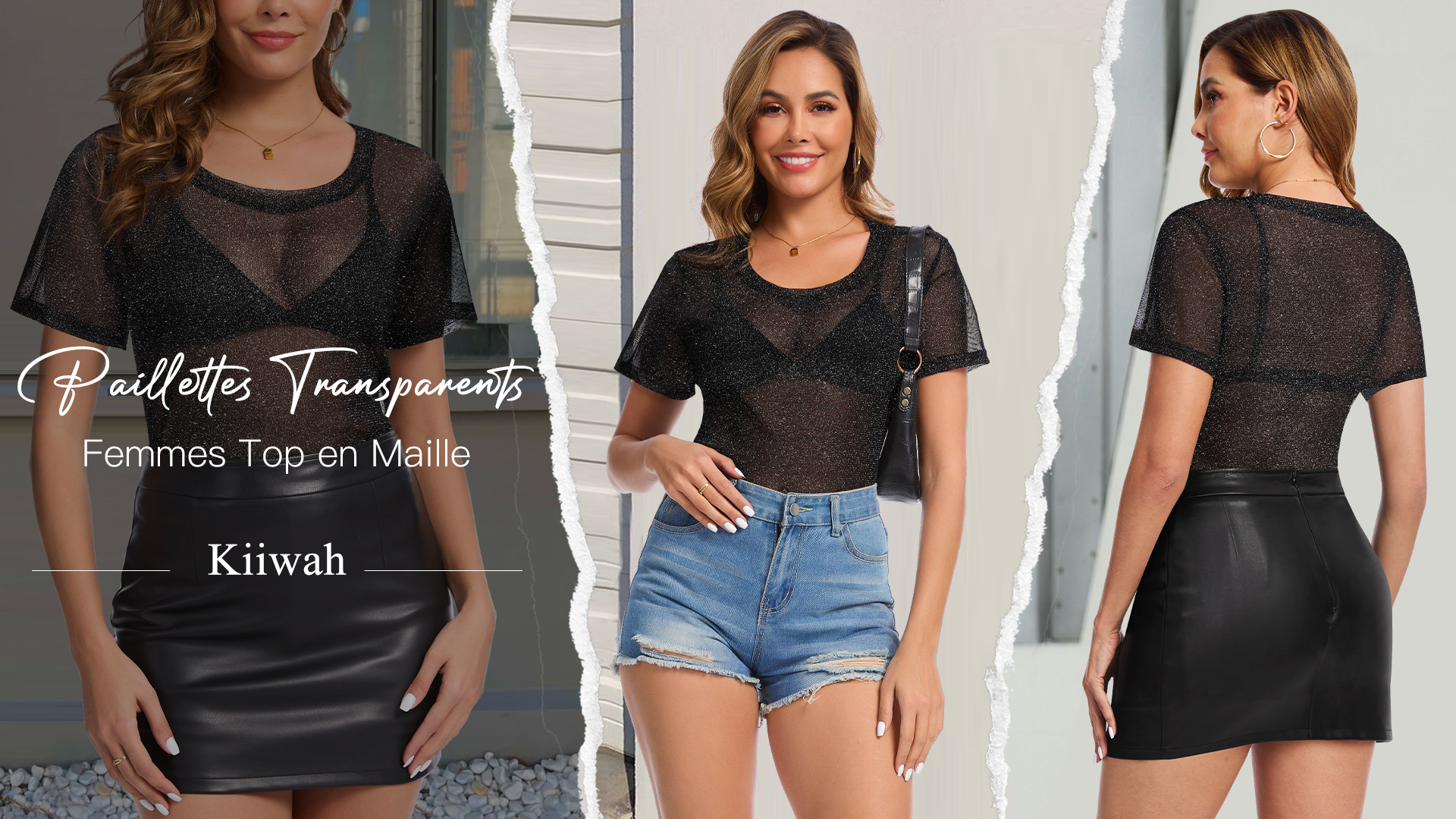 Chemisier Femme Just Cavalli Noir Transparent - Manches Courtes, Taille S (IT 40), 100% Rayon, Neuf Avec étiquettes