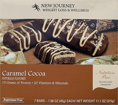 Miniatura 9 de Cinnamon Bar - New Journey Weight Loss & Wellness - Barra nutricional de reemplazo de comidas con alto contenido de proteínas (7 barescaja)