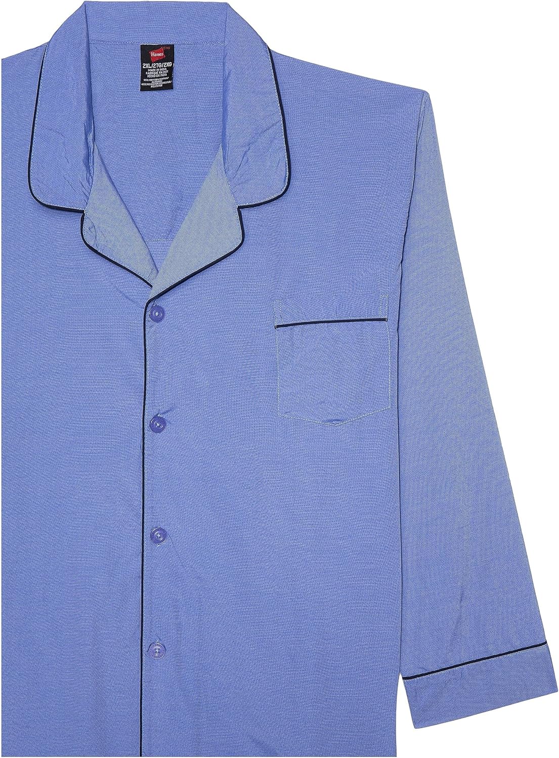 Hanes Men's Woven Plain-Weave Pajama Set - Image 4