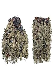 North Mountain Gear Ghillie Suit ギリースーツ Woodland Green Hybrid Ghillie Suit – Lightweight Camo for