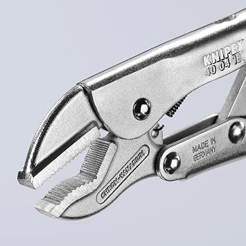 KNIPEX Tools 4004180 Locking Pliers with Universal Jaws, 7 Inch