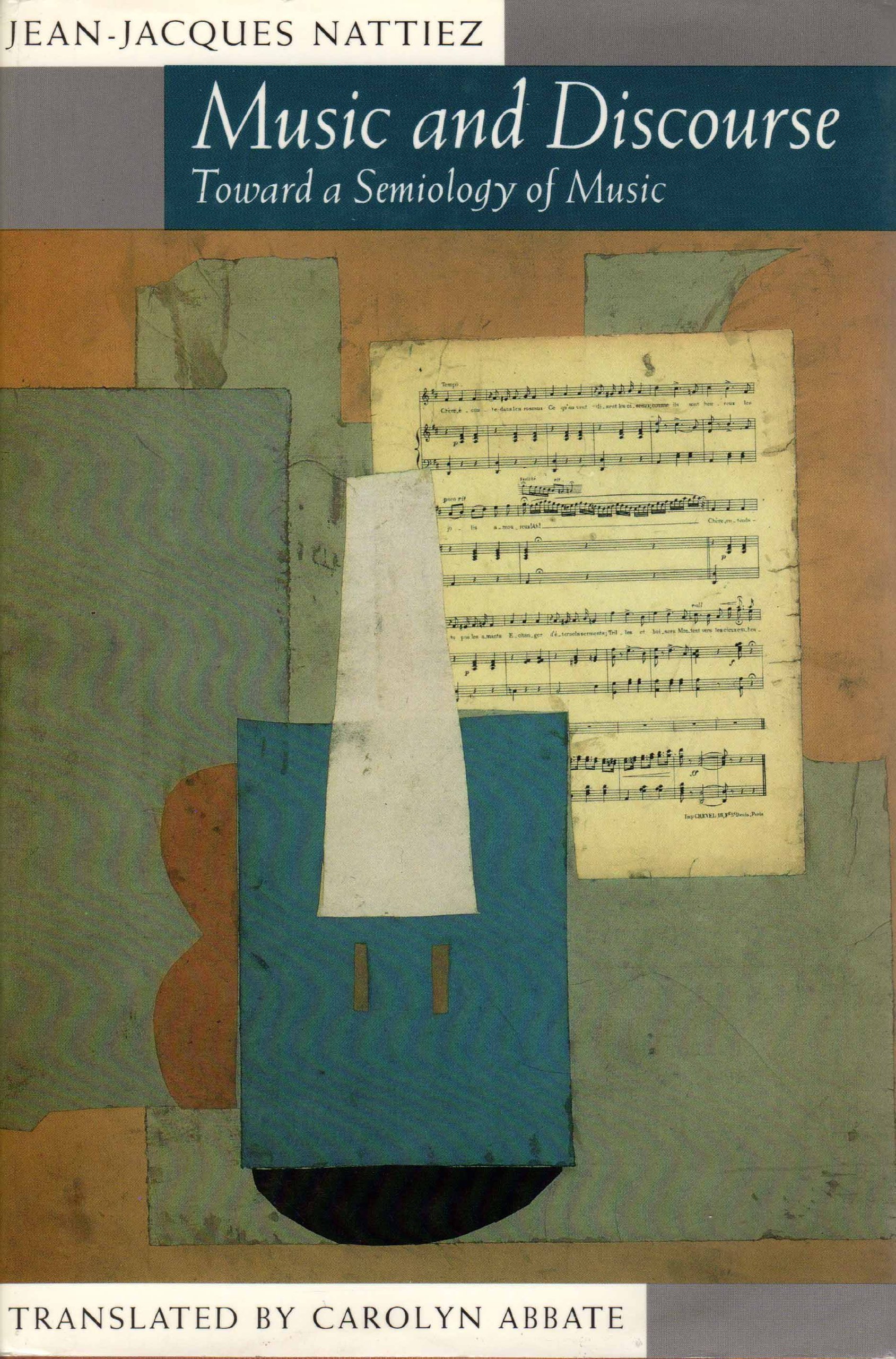 Music and Discourse comprendre le sens de la musique livre sémiologie