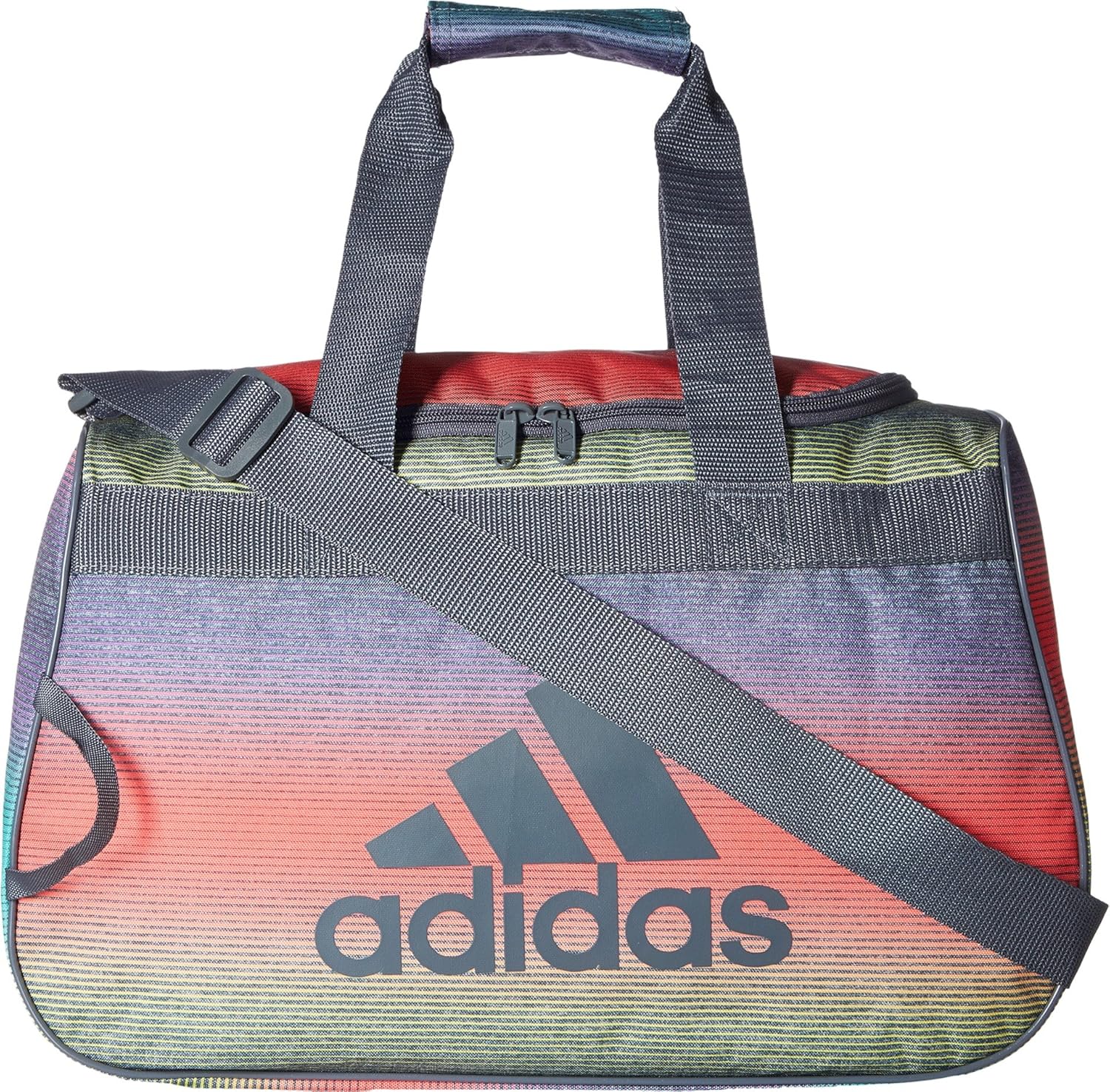 Amazon | adidas ディアブロスモールダッフルバッグ、ダークブルー