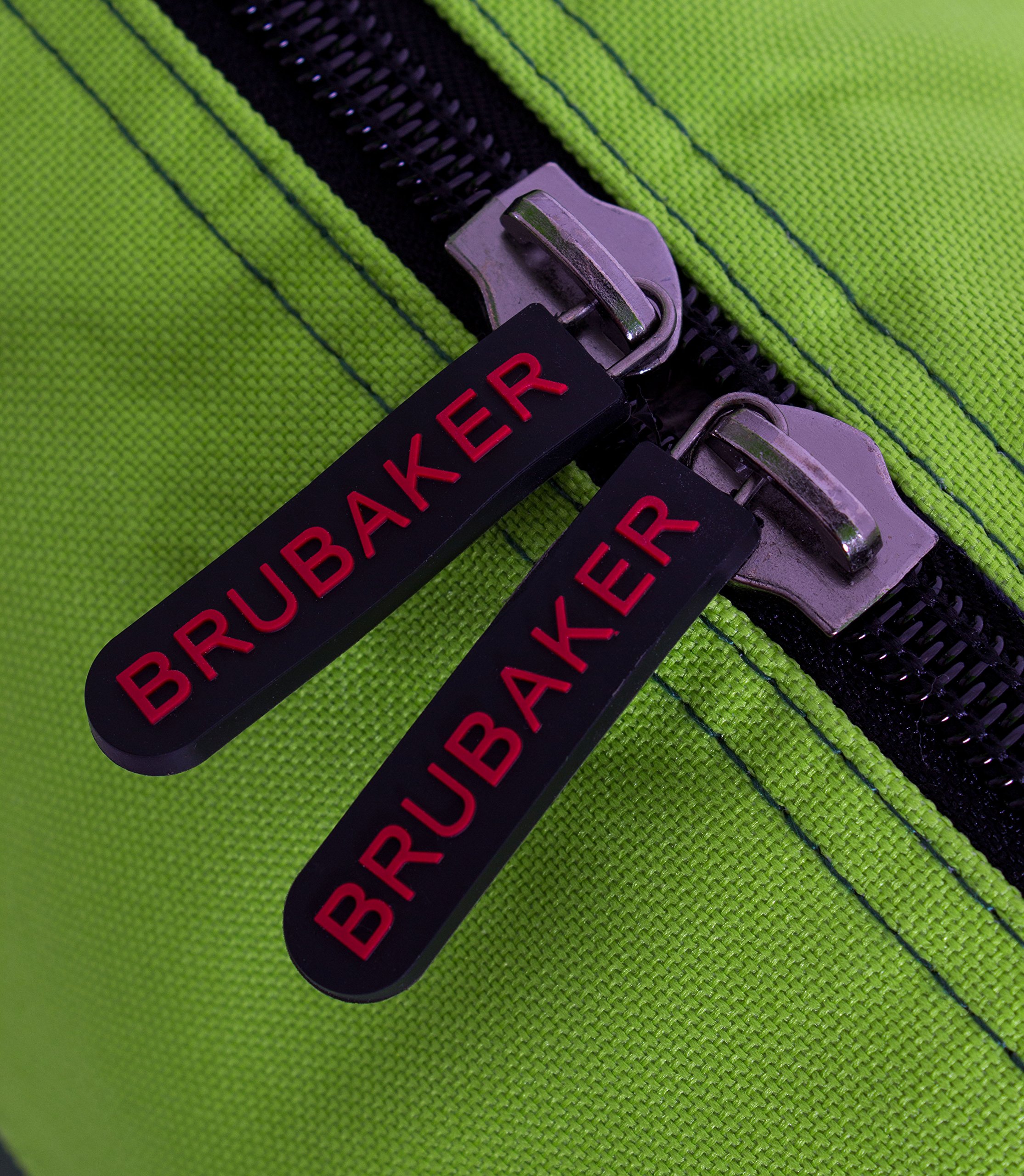 BRUBAKER Padded Ski Bag Skibag Carver Pro - Limited Edition - with Strong 2-Way Zip and Compression Straps Available in 66 7/8