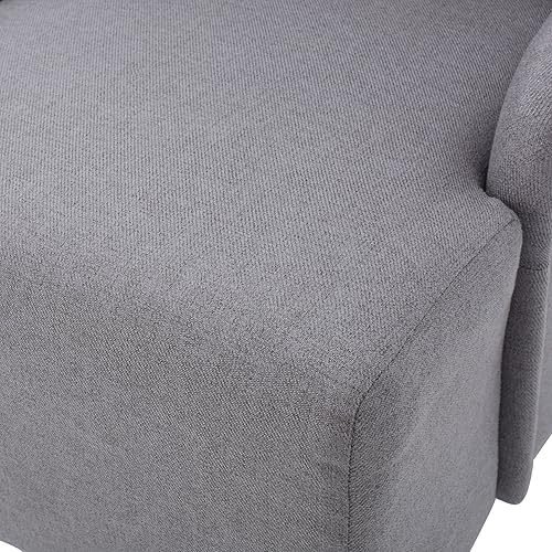 Miniatura 6 de Christopher Knight Home Silla de comedor de tela Callie, color gris claro