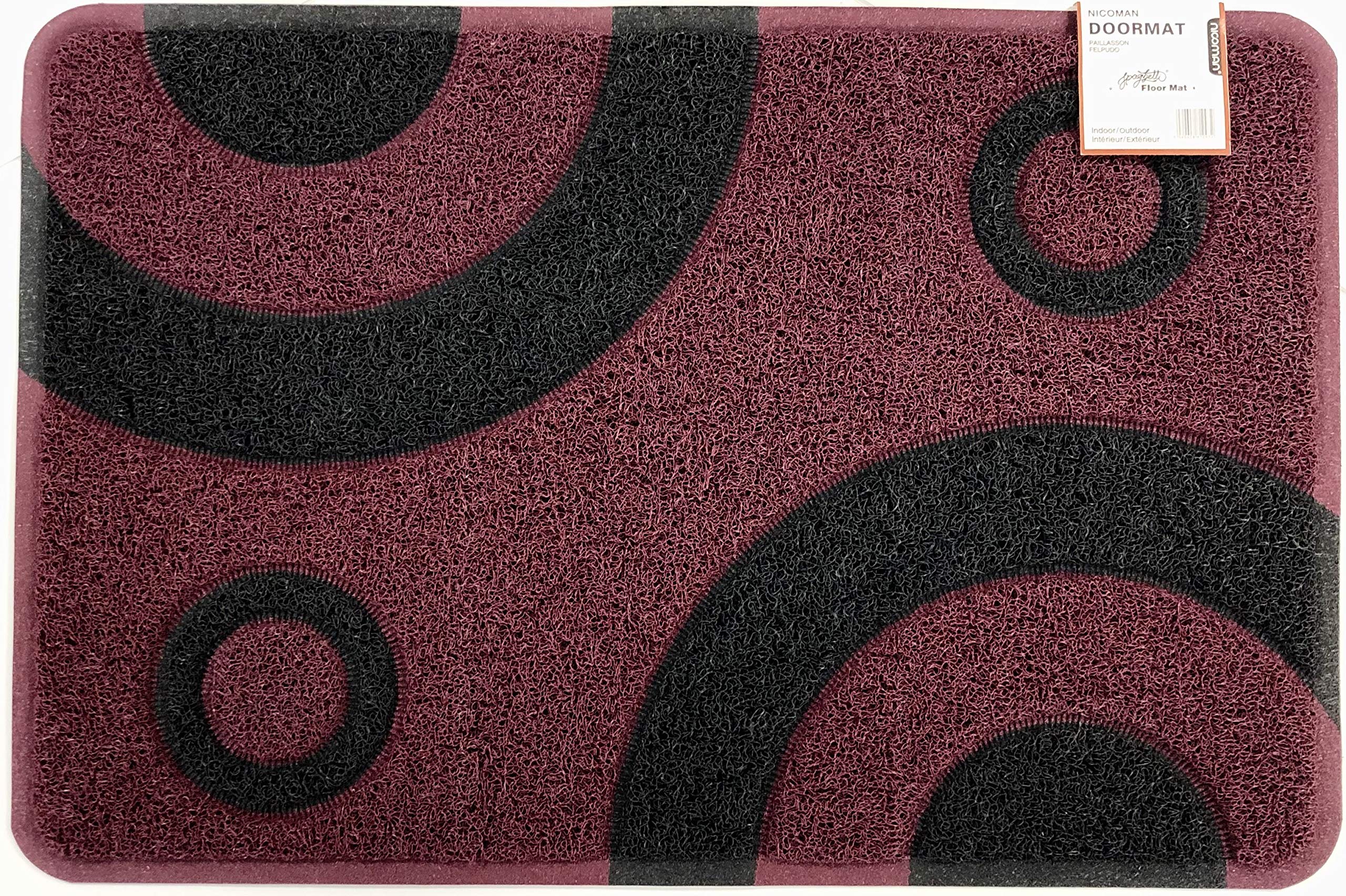Nicoman Large Door Mat Dirt Trapper Doormat (90cmx60cm/3ftx2ft)