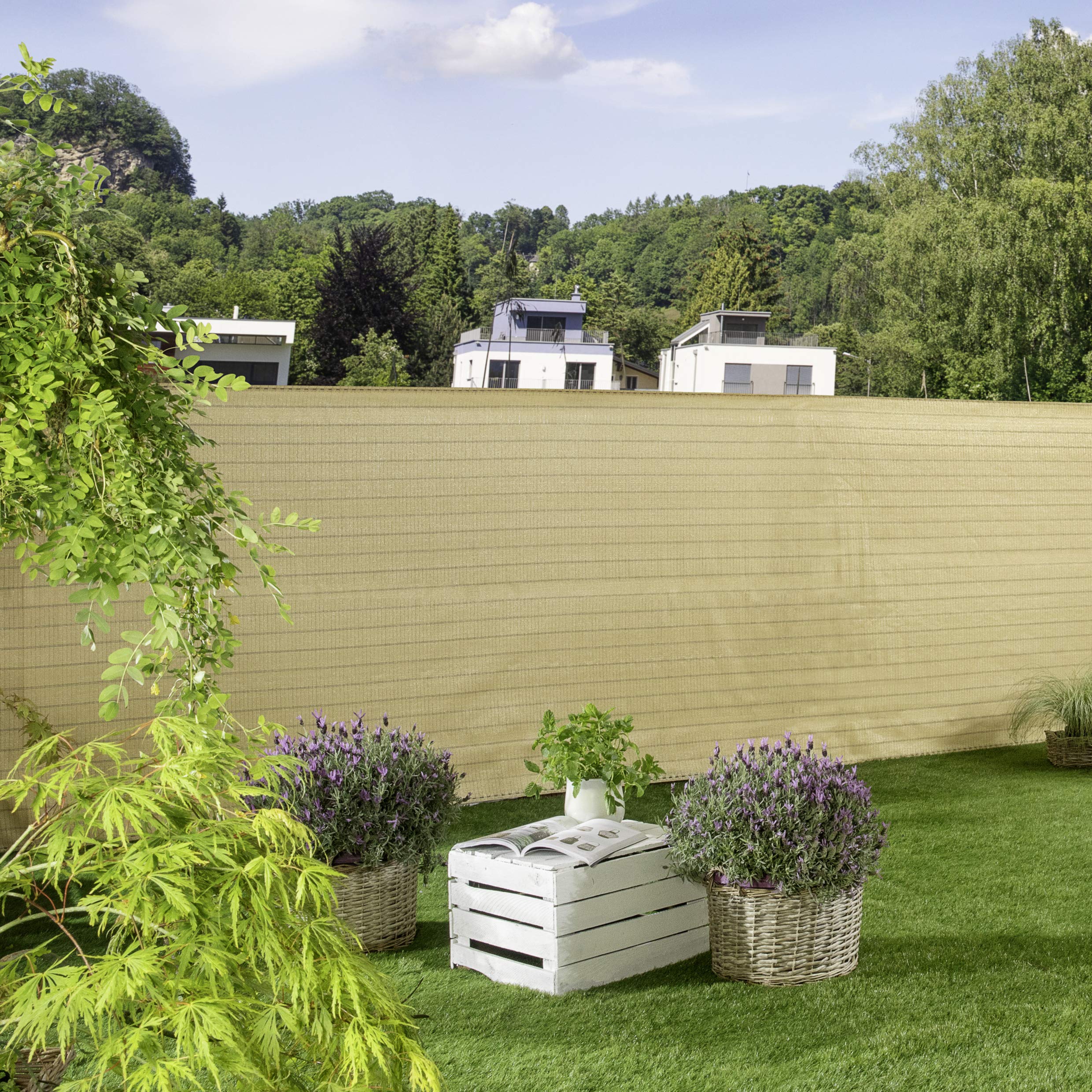 Windhager 05649 Żółta piaskowa bryza 1,5 x 3 m 300 g/m²