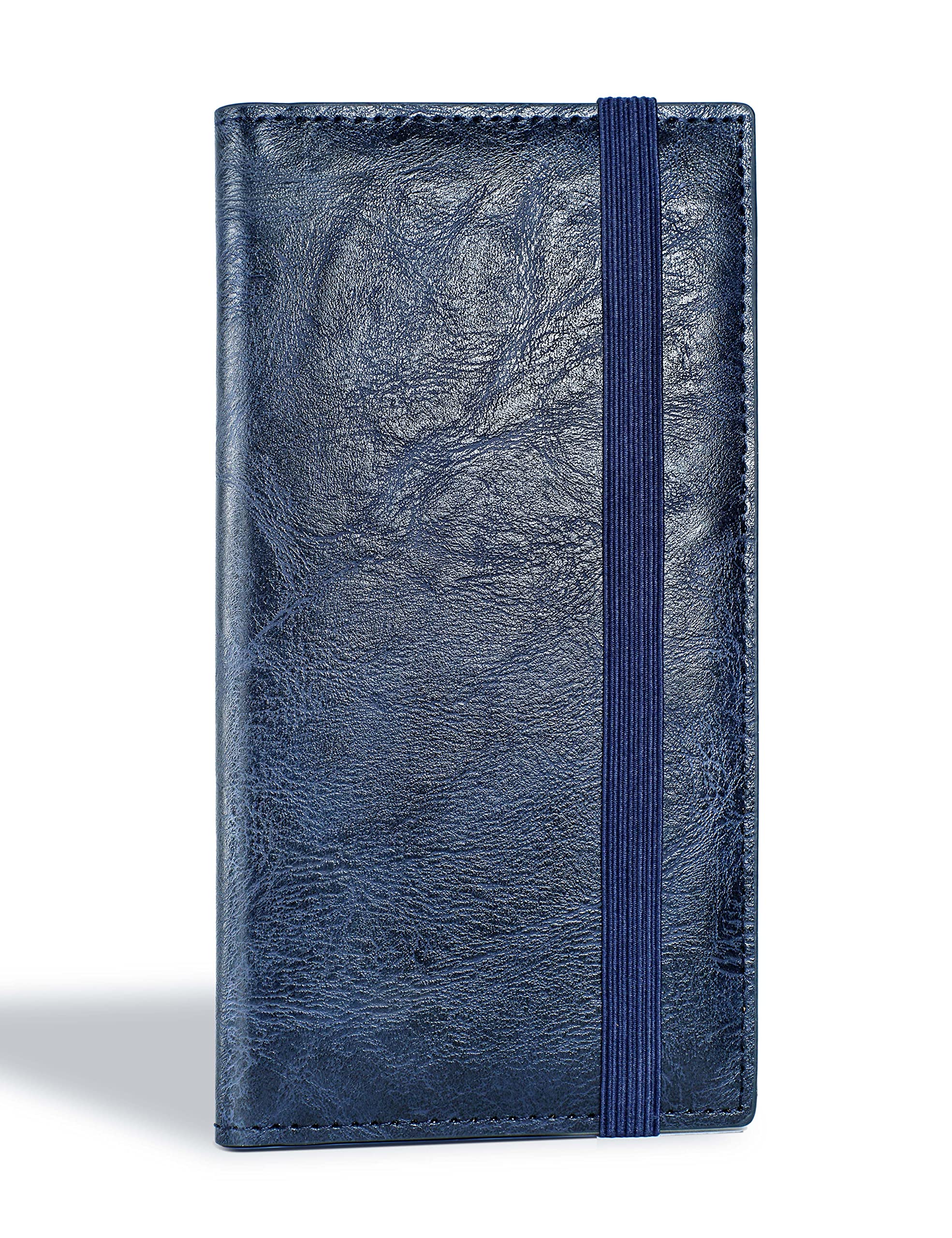 Yarnic Checkbook Cover for Personal Checkbook Holder with Pen Holder