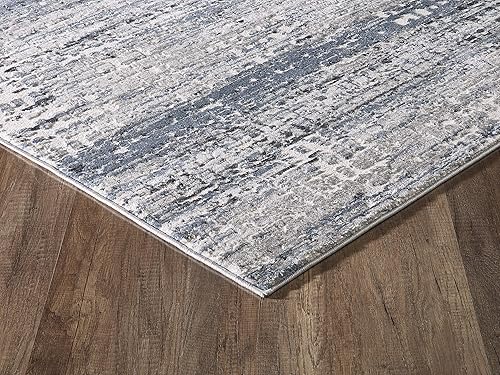 Miniatura 5 de Abani Rugs - Alfombra rectangular moderna con estampado de píxeles envejecidos de 5 pies 3 pulgadas x 7 pies 6 pulgadas, colección Vista, alfombra