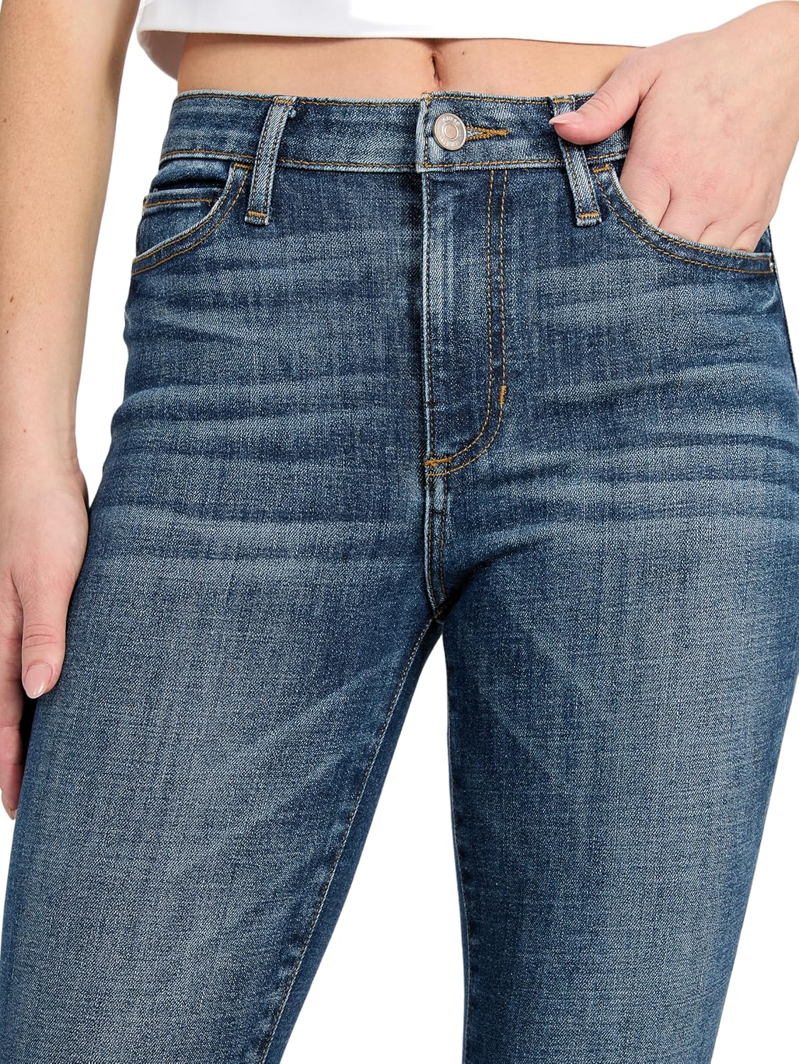 Guess Womens High Rise 1981 Skinny Jeans - Image 3