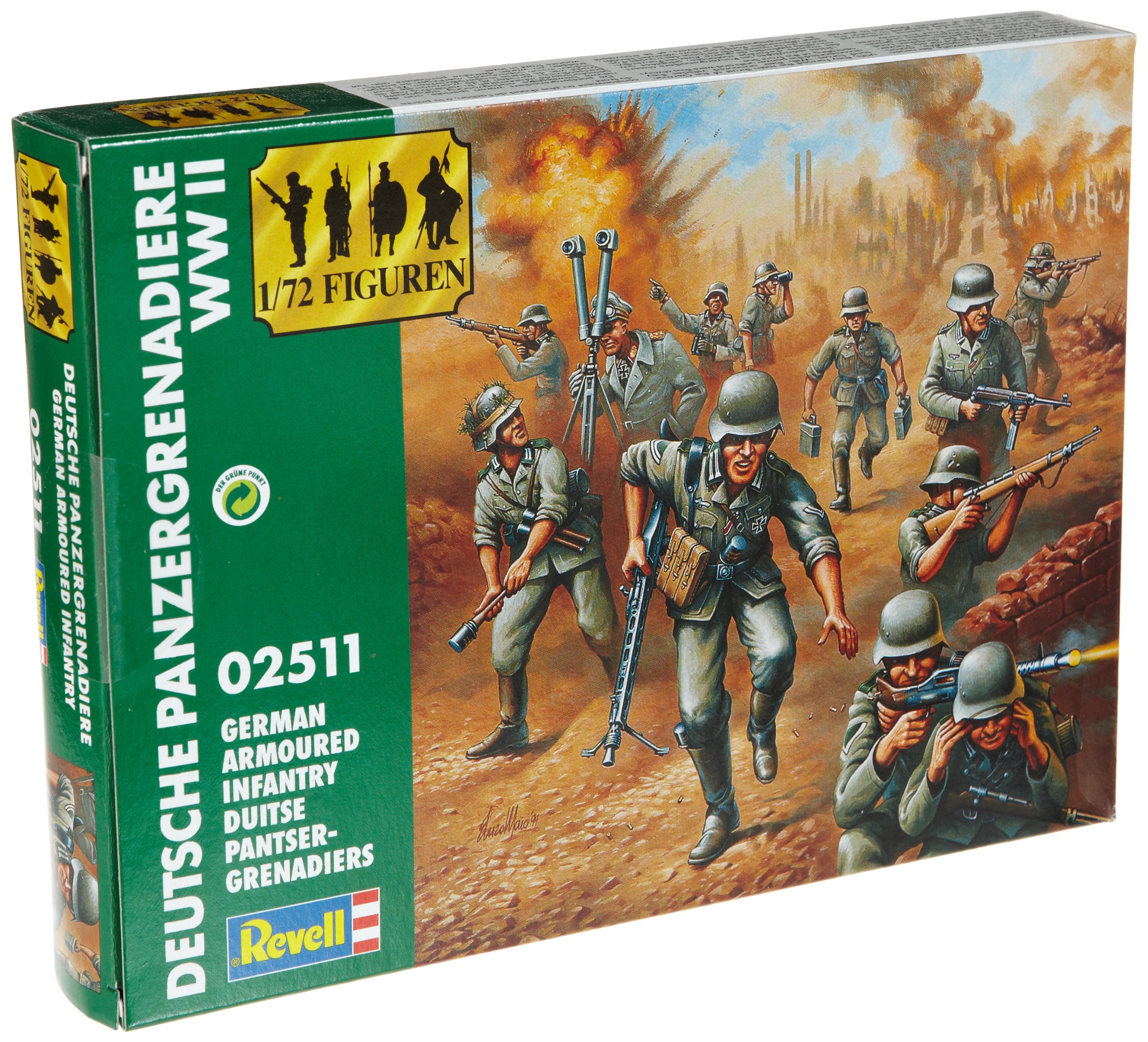 Amazon | ドイツレベル 1/72 ドイツ装甲擲弾兵 第二次世界大戦 02511