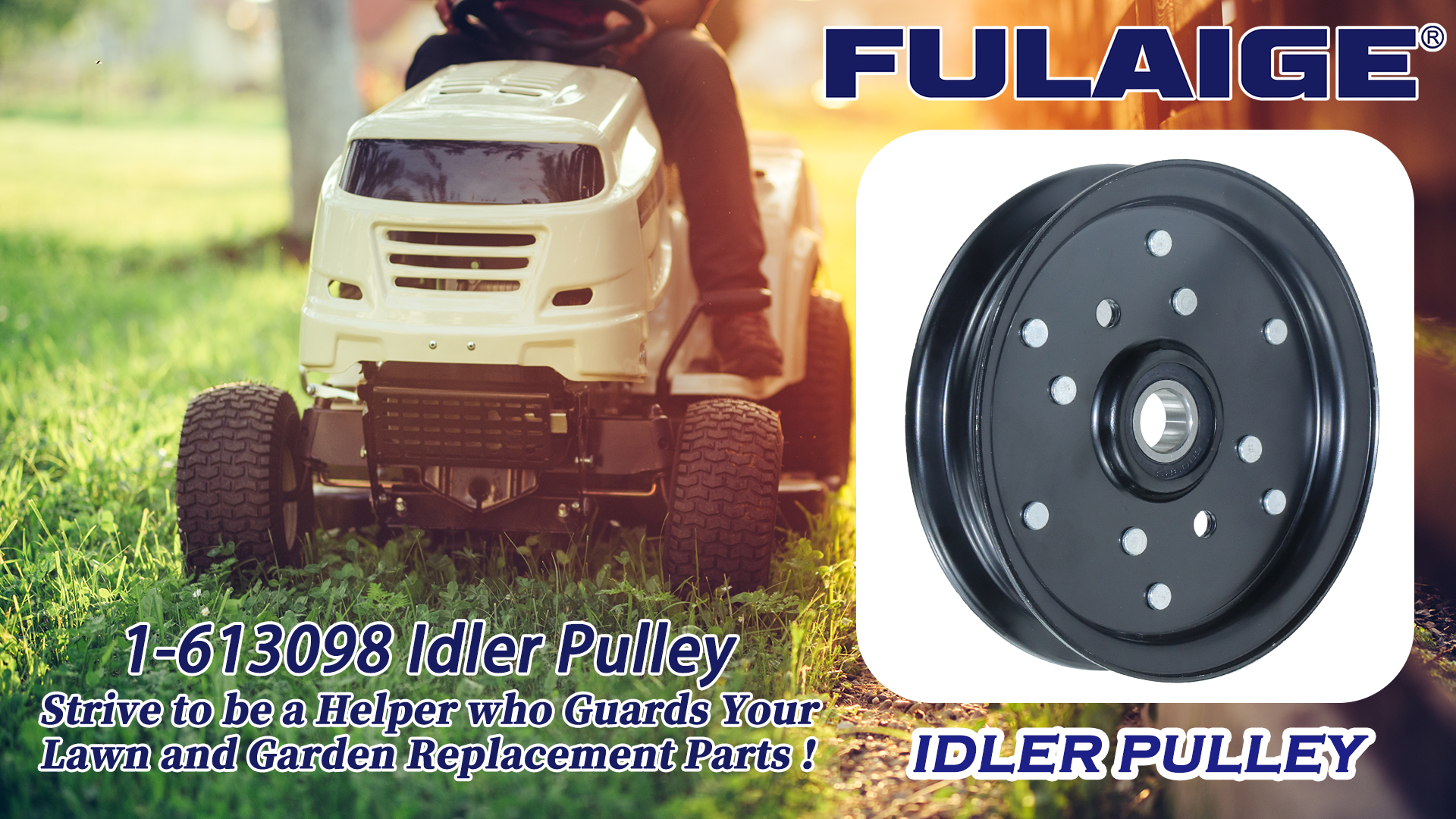 John Deere Idler Pulley FULAIGE 781856 Idler Pulley Replaces
