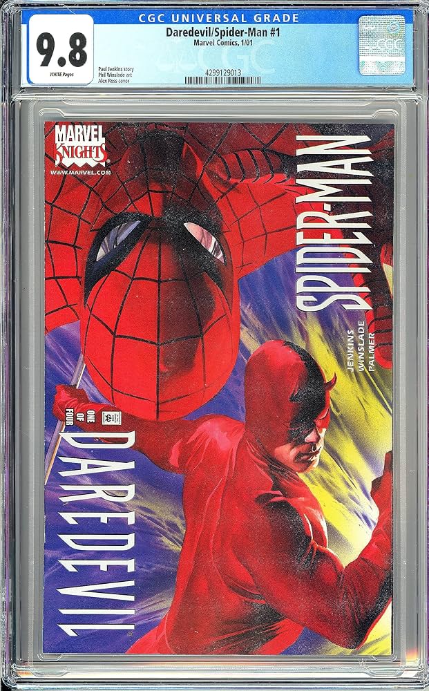 Amazon.com: Daredevil/Spider-Man 1 CGC 9.8 2001 4299129013