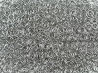 Vista 6 de Anillos de salto de aluminio brillante de 1 libra 14G 1/2" ID (más de 1150 anillos)