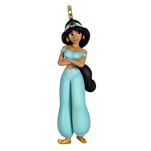 Hallmark Keepsake Ornamento natalizio in miniatura da 3,2 cm, Disney Aladdin Jasmine Mini, regali per i fan Disney