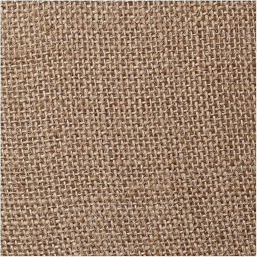 Miniatura 5 de Pantalla de lámpara de tambor mediano de arpillera natural de 13 pulgadas superior x 16 pulgadas inferior x 11 pulgadas de inclinación x 10.75