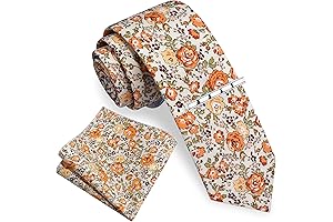 Fall Dress Ties Warm Floral GUSLESON
