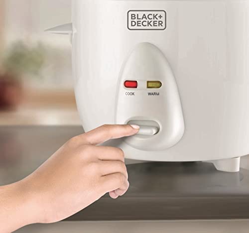 طنجرة ضغط الارز سعة 0.6 لتر/ 2.5 كوب من بلاك + ديكر - ضمان لمدة عامين، Rc650-B5