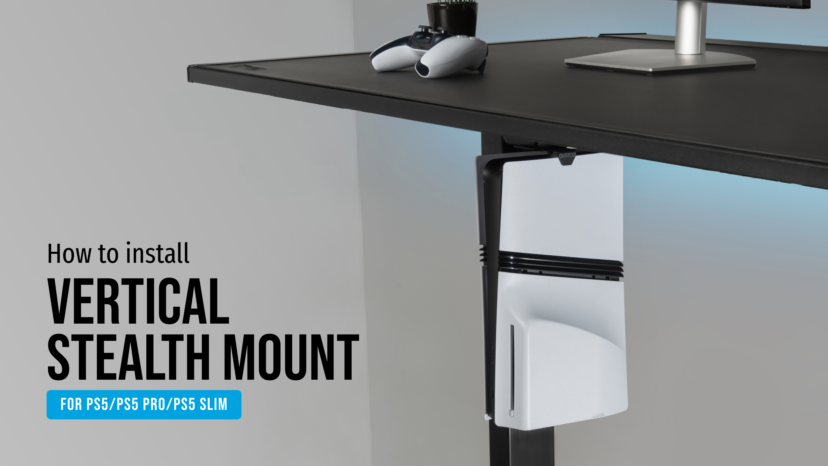 Amazon.com: Glistco Vertical Stealth Mount for PS5, PS5 Slim & PS5