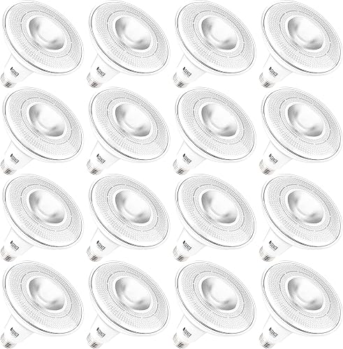 Sunco Lighting Paquete de 16 focos LED para exteriores, impermeables, PAR38, regulable, equivalente a 100 W, 13 W, exterior, clasificación húmeda,