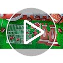 Nuenen Football Theme Party Cupcake Stand Decorations, 3 Tier Cupcake Concession Tower Sports Theme Birthday Dessert Stand for Sports Party Supplies Decor (Football) - Image 8
