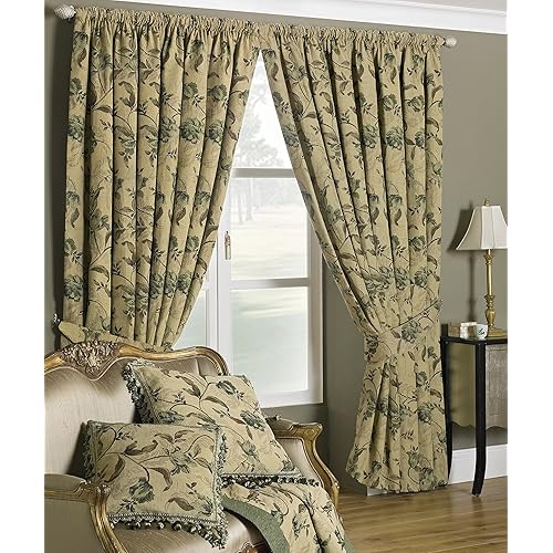 Ready Made Pencil Pleat Curtains Amazon Co Uk