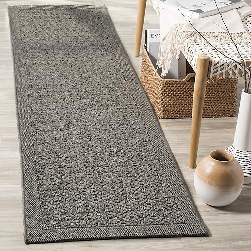 Miniatura 8 de SAFAVIEH Palm Beach Collection - Alfombra de área de 5 x 8 pies, diseño de maíz, sisal y yute, ideal para zonas de alto tráfico en sala de estar,