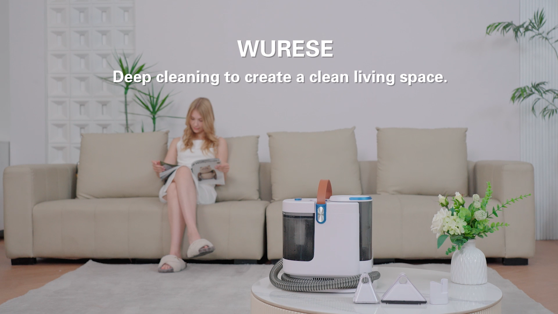 Amazon.com - WURESE Portable Carpet Cleaner Machine – Handheld