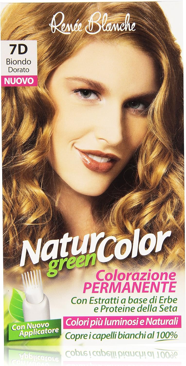 Renée Blanche Natur Color, Colorazione Permanente, 7D Biondo Dorato